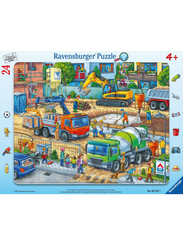 Ravensburger Ravensburger Kinderpuzzle - 05142 Auf der Baustelle ist was los! -...