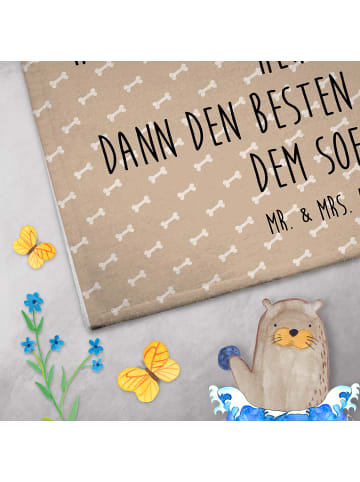Mr. & Mrs. Panda frottee gästehandtuch Hund Liebe mit Spruch in Hundeglück