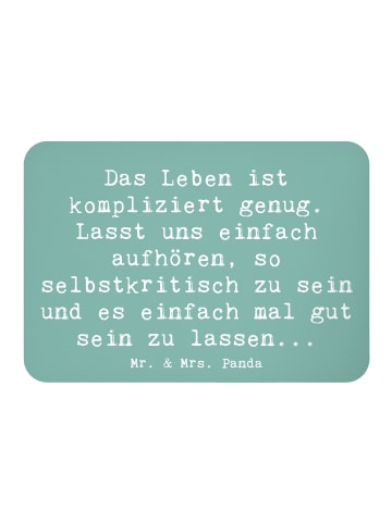 Mr. & Mrs. Panda magnet Spruch Selbstzweifel Abschalten mit Spruch in Meeresbrise