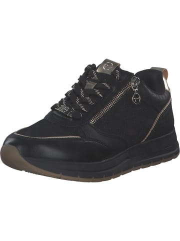 Tamaris Schnürschuhe in black/gold