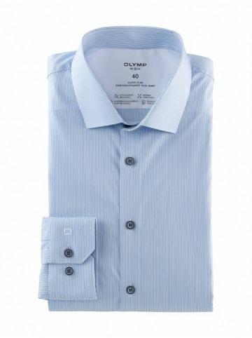 OLYMP Langarm Business Hemd für Herren in blau