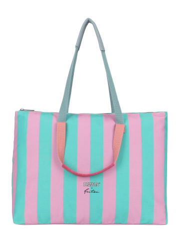 Fritzi aus Preußen Tasche PeanutsTM x fritzi My Shopper Stuffed in Grün-Pink