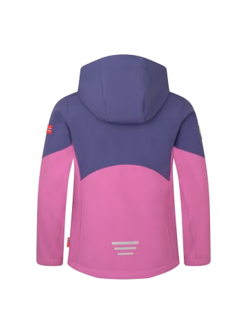 Trollkids Softshelljacke Balestrand in mallow pink/navy