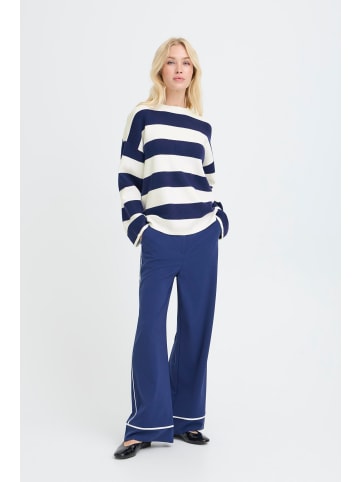 b. young Langarm BYOTARI Loose fit in MEDIEVAL BLUE STRIPE