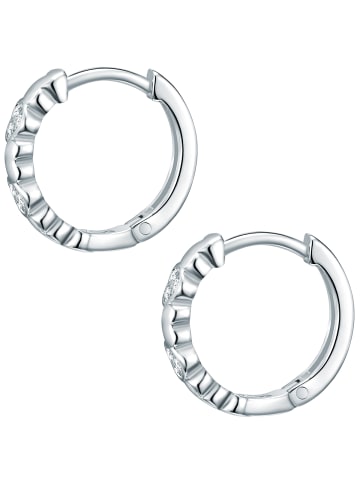 Rafaela Donata Creolen Herz Sterling Silber Zirkonia in silber