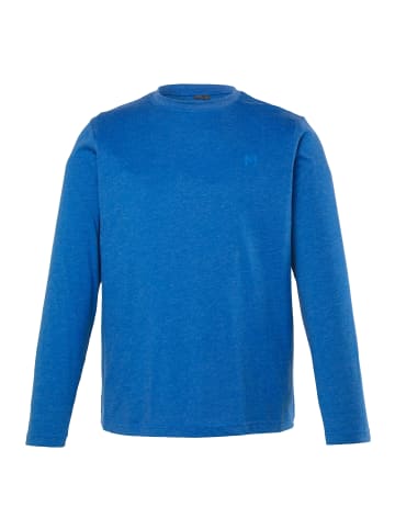 Men Plus Kurzarm T-Shirt in königsblau