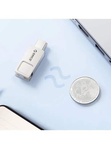 Orico Orico U301 256 GB USB-A/USB-C USB 3.2 Gen 1 USB-Stick – Silber