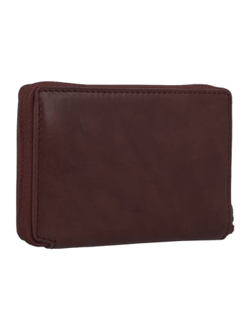 Braun Büffel Arezzo Kreditkartenetui RFID Schutz Leder 11.5 cm tabak