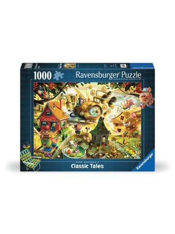 Ravensburger Ravensburger Puzzle 1.000 Teile Aufgepasst, kleine Schweinchen! in bunt