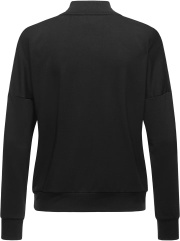ragwear Sweatjacke Doron in Black
