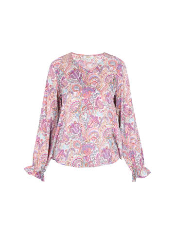 usha FESTIVAL Women Blouse in purple multicolor
