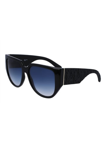 Salvatore Ferragamo Sonnenbrille in Black