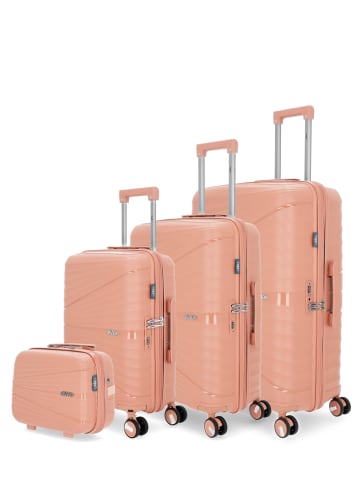 OBAGO 4 tlg. Kofferset VELA C in Rosa (103L/67L/43L/12L)