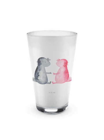 Mr. & Mrs. Panda kaffeeglas Axolotl Liebe ohne Spruch in Transparent
