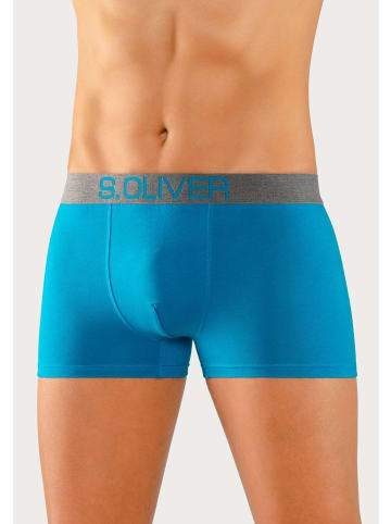 s.Oliver Boxer in türkis / hellblau / marine / royalblau