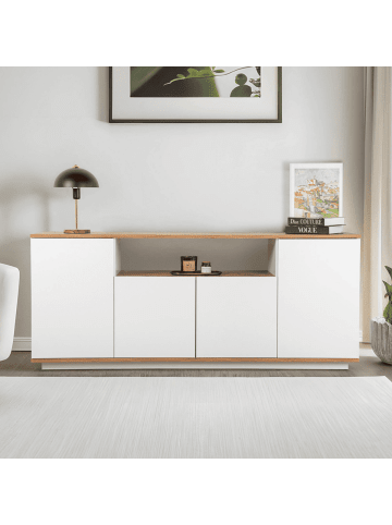 CALICOSY Sideboard ARISTA in Weißkiefer - (W) 180 x (H) 75 x (L) 44,5 cm