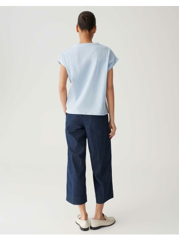 OPUS Rundhals T-Shirt für Damen in blau