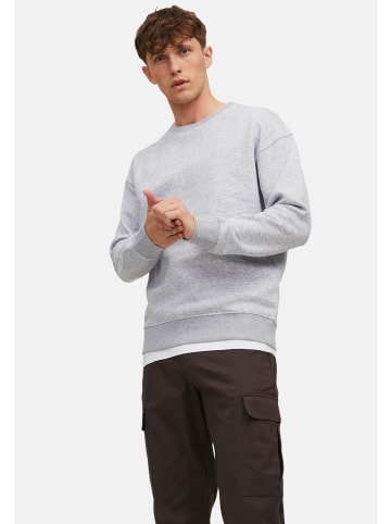 Jack & Jones Pullover 'Star Basic' in grau