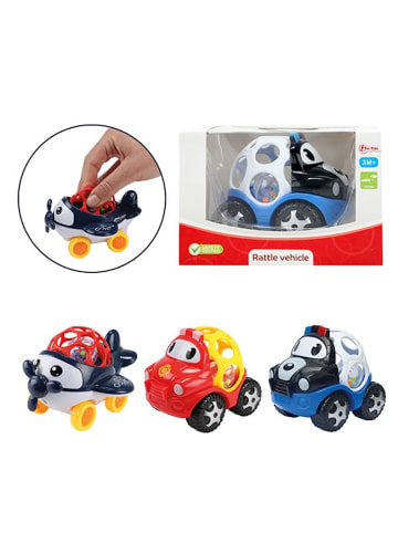 Toi-Toys Fröhliches Fahrzeug Babyrassel Auto 3 Monate