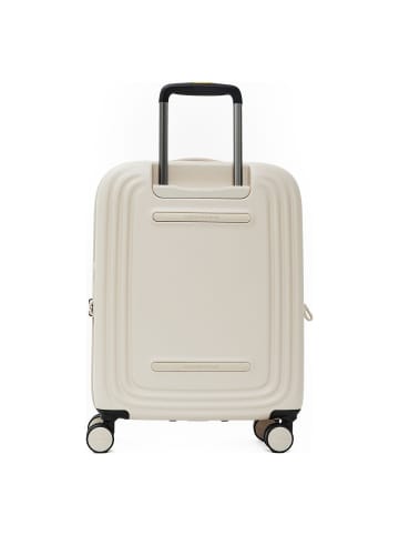 Mandarina Duck Logoduck + 4 Rollen Kabinentrolley S 55 cm in white mocha
