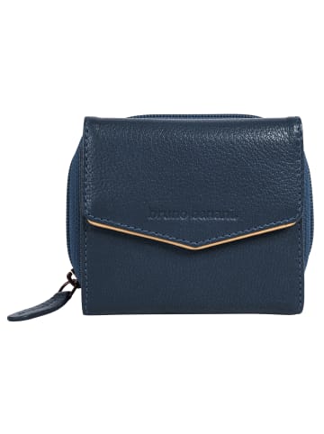 Bruno Banani Geldbörse echt Leder in blau