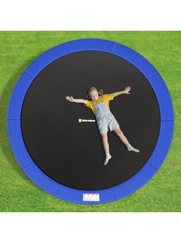 SONGMICS Trampolin Randabdeckung Saul in Blau - Ø366 cm