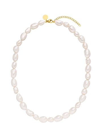 PURELEI Perlenkette Keshi Moonlight 40-45 cm in Gold