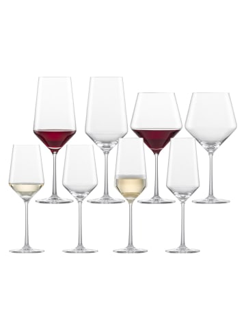 Zwiesel Glas 8er Set Wein- und Champagnergläser Pure in Transparent – in transparent