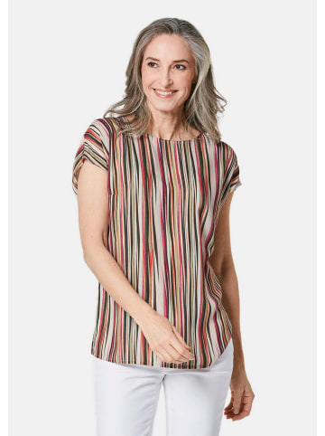 GOLDNER Bluse in bunt / gestreift