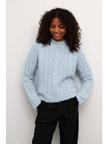 Kaffe Strickpullover KAnaja Loose fit in Celestial Blue Melange