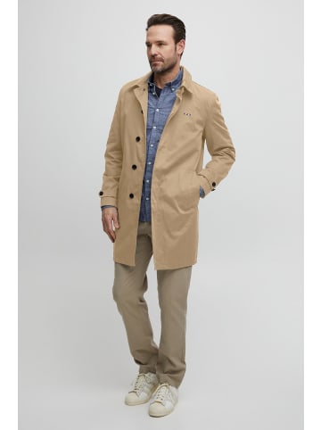FQ1924 Trenchcoat FQGunnar ‚Äì 21900555-ME  Klassischer Trenchcoat mit Logopatch in Beige