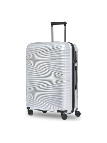 Pactastic Collection 02 THE MEDIUM 4 Rollen Trolley 67 cm silver metallic 2