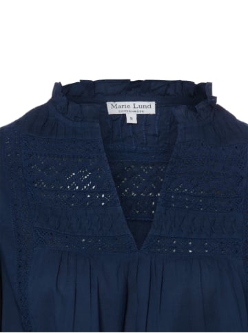 Marie Lund Bluse in blau