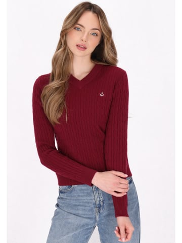 DreiMaster Maritim Sweater in wine red