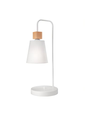 Licht-Erlebnisse Tischlampe (H)52 cm in Weiß HolzWeiß Holz
