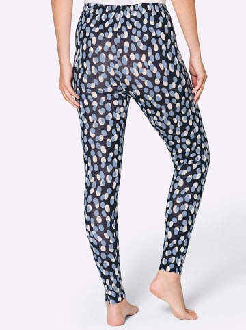 WITT WEIDEN Leggings in marine-bleu-bedruckt