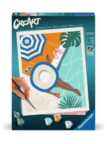 Ravensburger Malprodukte CreArt Adults Trend - Poolzeit Ab 12 Jahre in bunt
