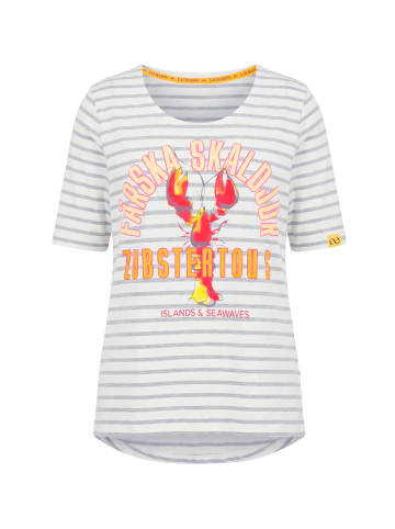 LAURASØN Shirt in metallgrau