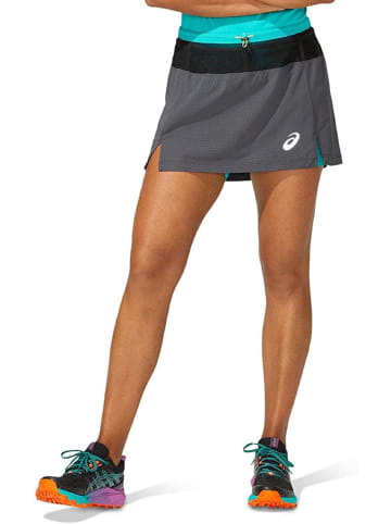 asics Rock Fujitrail Skort in Grau