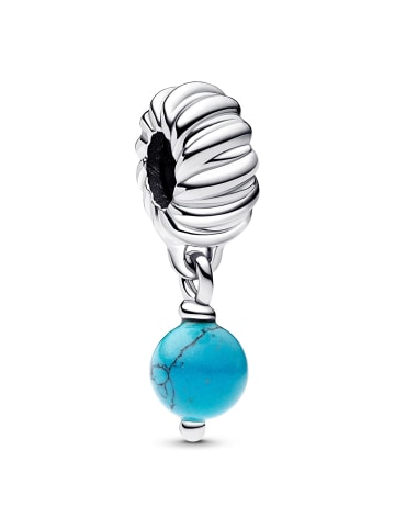 Pandora Charm-Anhänger Silber Türkisfarben