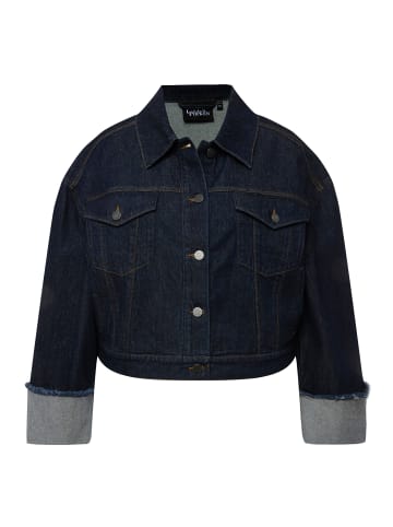 Ulla Popken Jeansjacke in dark blue denim