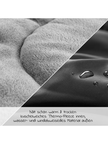 Zamboo Einschlagdecke für Babyschale (Maxi-Cosi, in schwarz