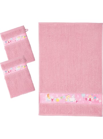 Erwin Müller Frottier Kinder-Frottier-Set 3-teilig in rosa