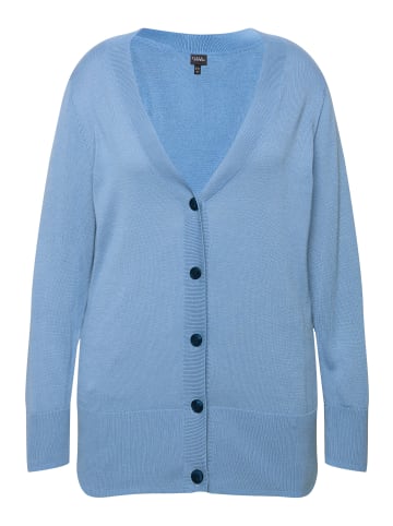 Ulla Popken Strickjacke in helle kornblume