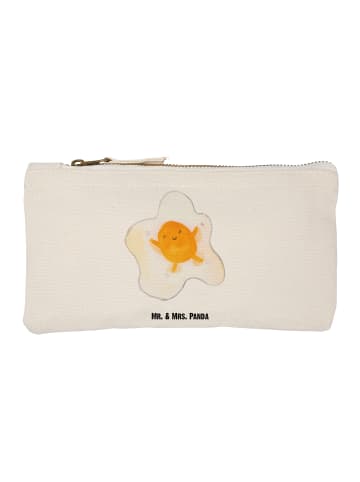 Mr. & Mrs. Panda Federtasche Spiegelei Ei ohne Spruch in Weiß