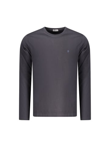 Coveri Moving Blaues Baumwoll-T-Shirt