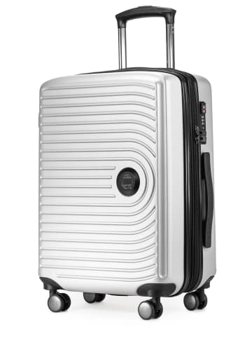 Hauptstadtkoffer Mitte - Handgepäck Koffer Trolley in matt Weiß