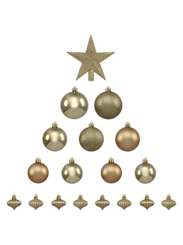 Fééric Lights and Christmas Weihnachtskugeln in gold