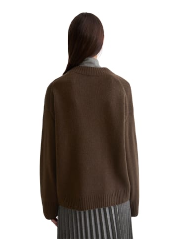 Marc O'Polo V-Neck-Pullover relaxed in Shaded Brown