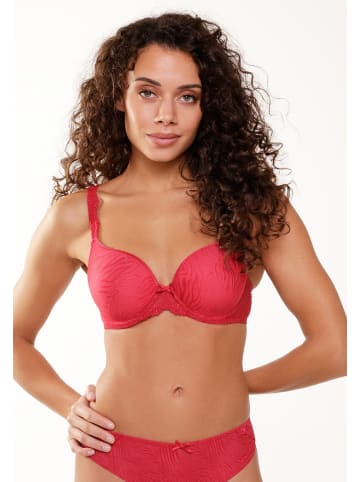 Linga Dore T-Shirt BH DAILY in Cerise jacquard